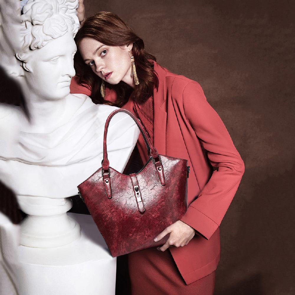 Nicole & Doris Vintage Top-Handle Tote Bag