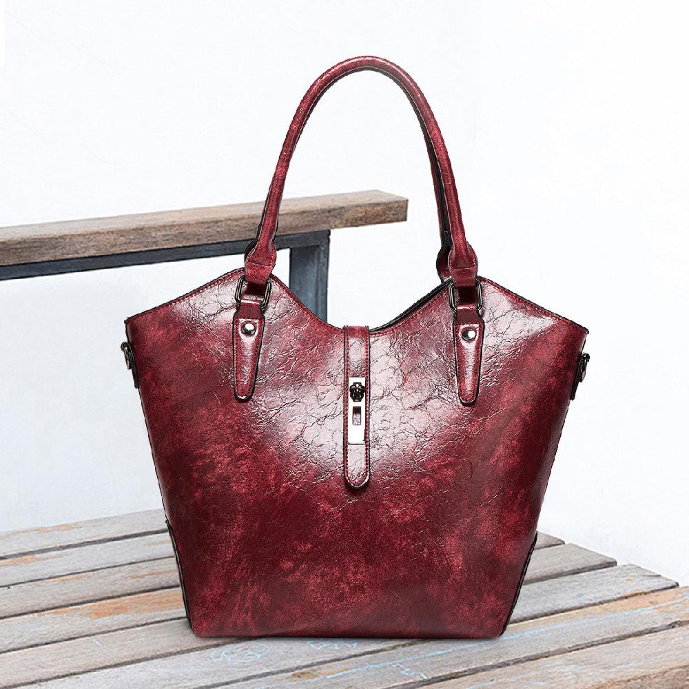 Nicole & Doris Vintage Top-Handle Tote Bag