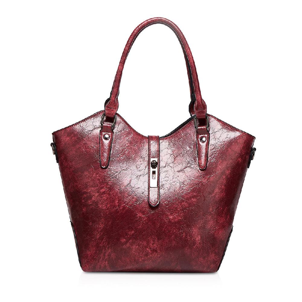 nicole & doris Vintage Top-Handle Tote Bag