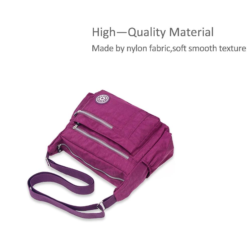 Nicole & Doris Waterproof Nylon Messenger Bag