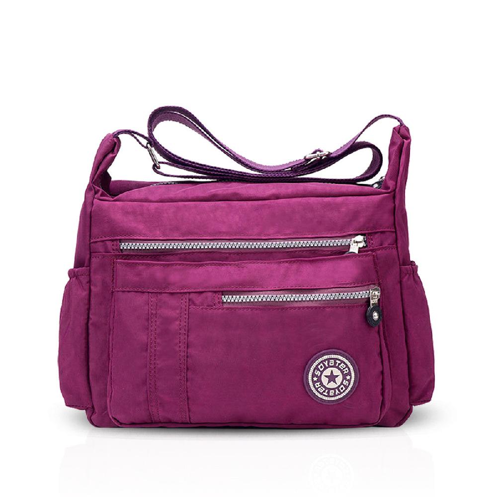 nicole & doris Waterproof Nylon Messenger Bag