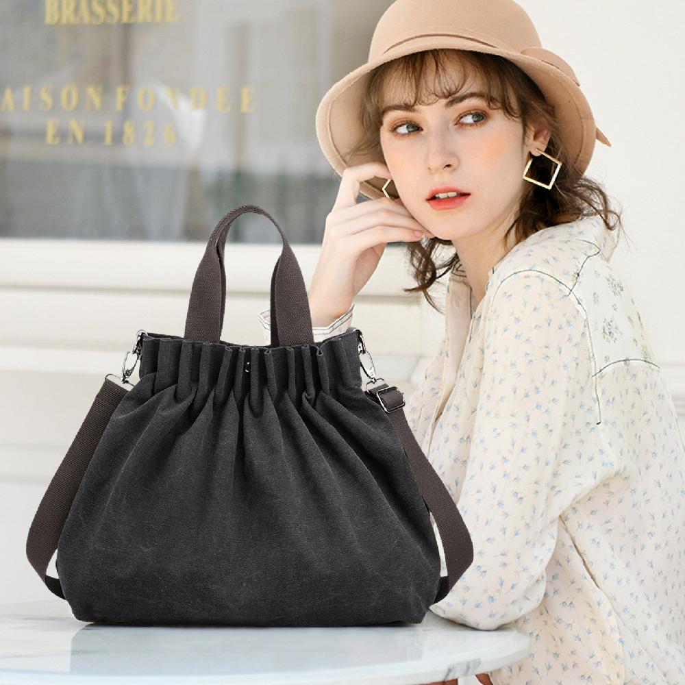 Nicole & Doris Women Canvas Travel Tote Bag