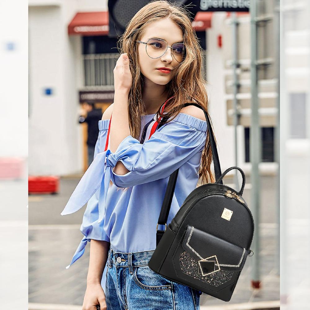 Nicole & Doris Women Chic Glossy Backpack