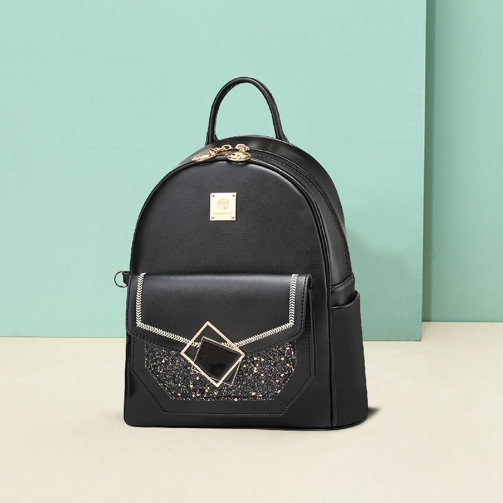 Nicole & Doris Women Chic Glossy Backpack