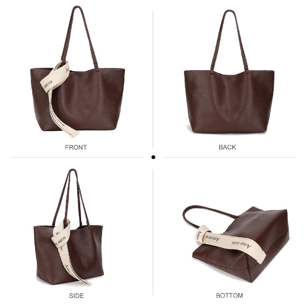 Nicole & Doris Women Large Tote Bags 2 In 1 Set Bags