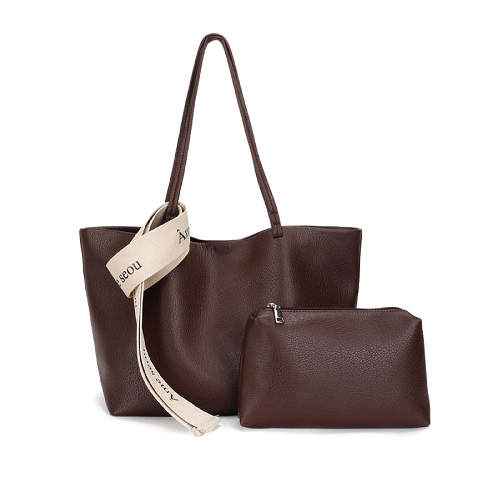 nicole & doris Women Large Tote Bags 2 in 1 Set Bags