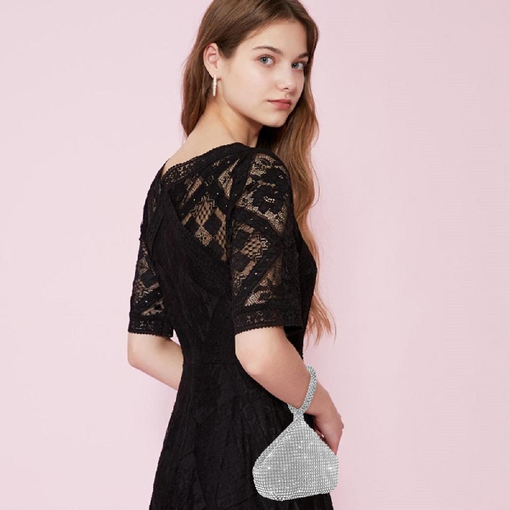 Nicole & Doris Women Luxury Fashion Diamond Handbag