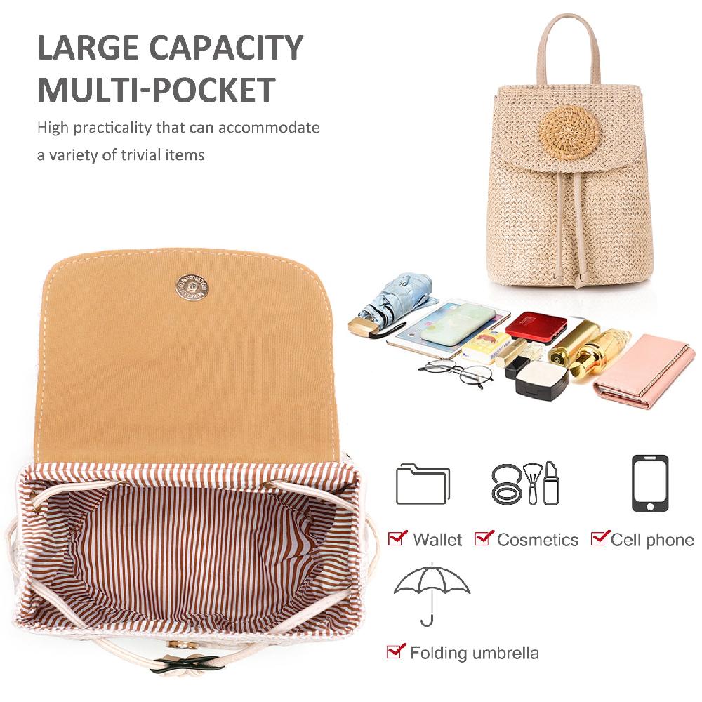 Nicole & Doris Woven Backpacks