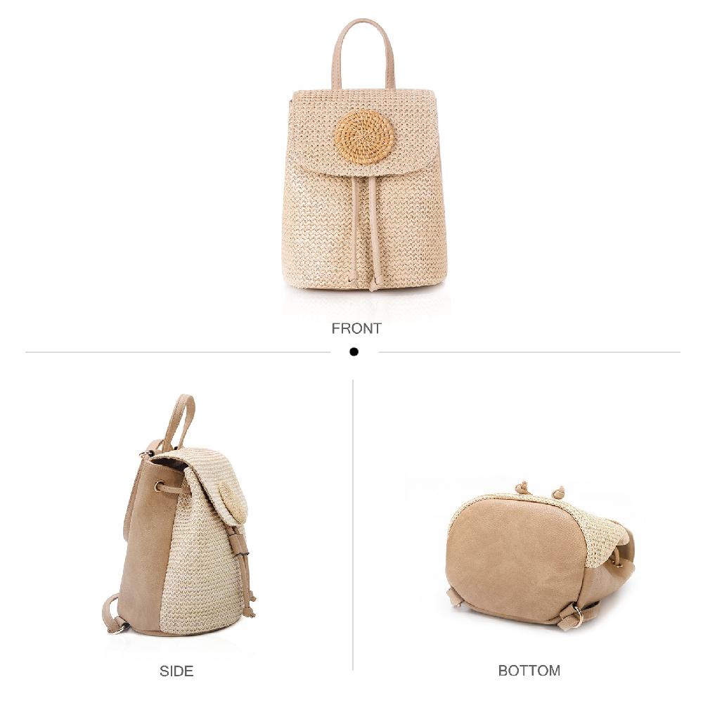 Nicole & Doris Woven Backpacks