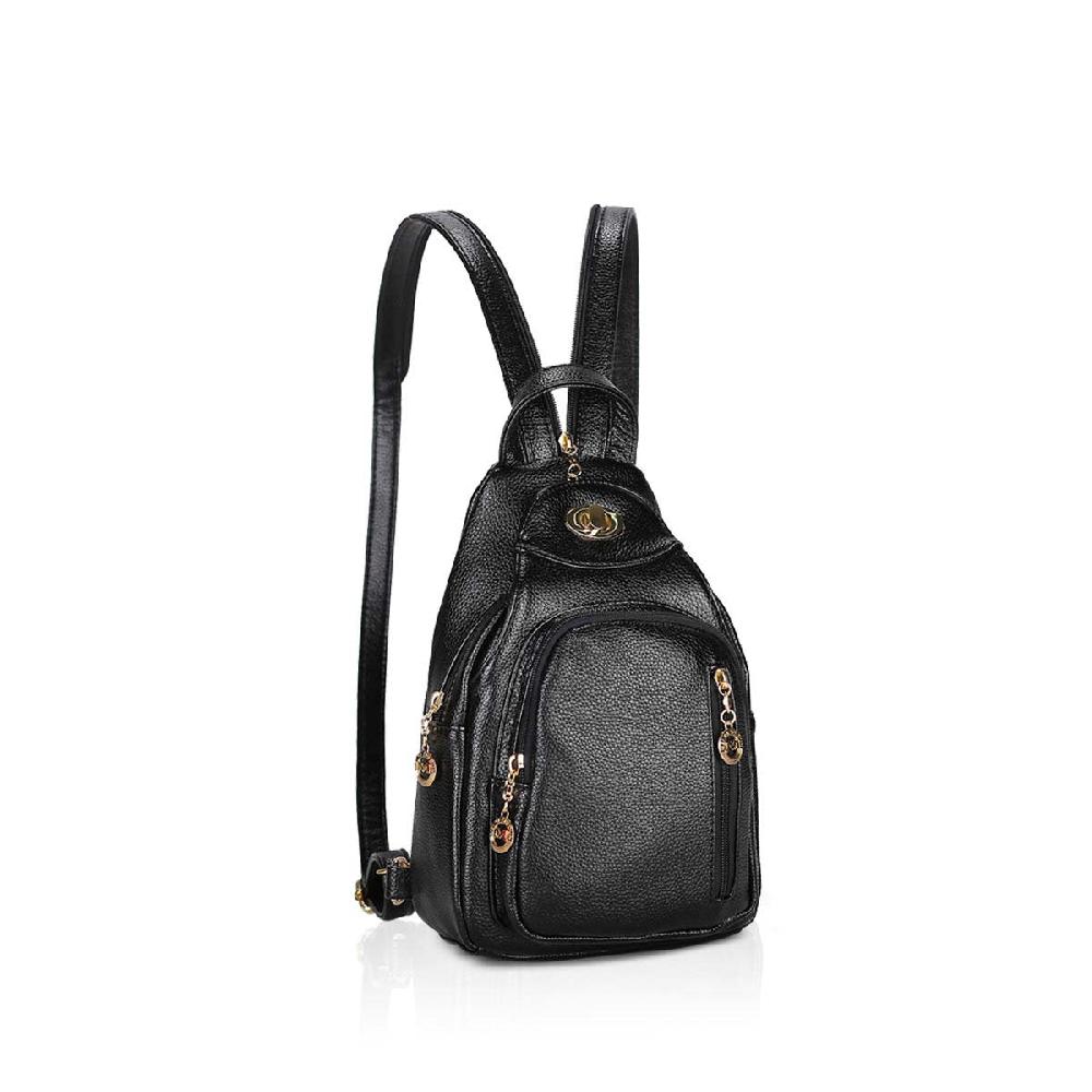 nicole & doris Zip Front Multiple Pockets Backpack