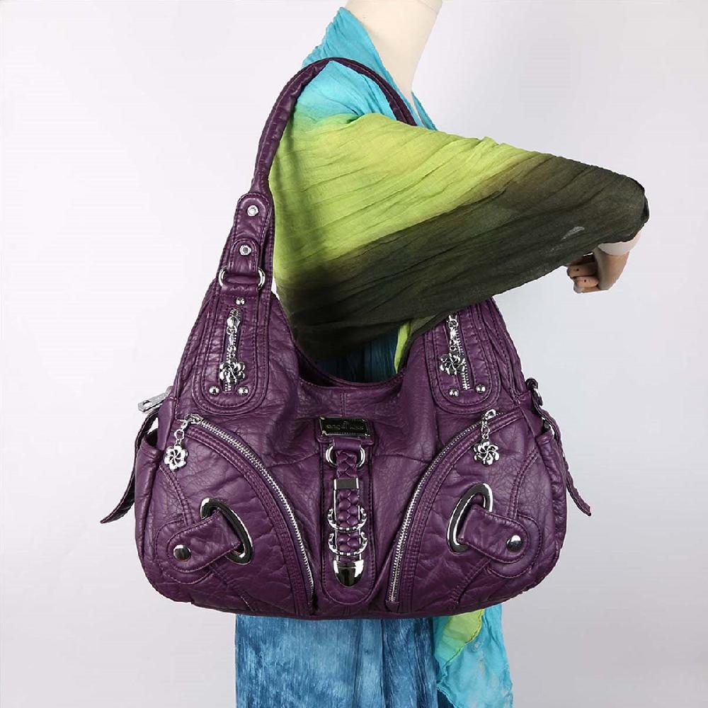 Nicole & Doris Zip Front Multiple Pockets Tote Bag