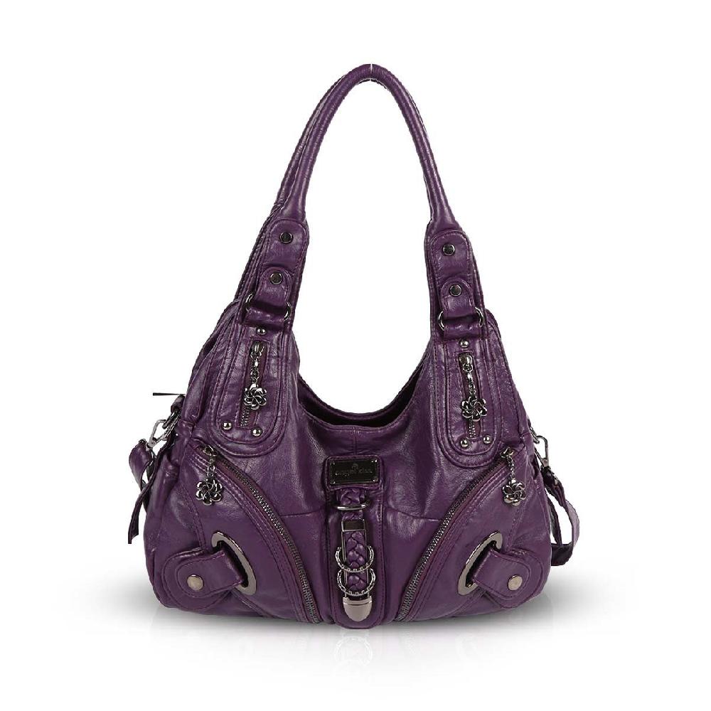 nicole & doris Zip Front Multiple Pockets Tote Bag