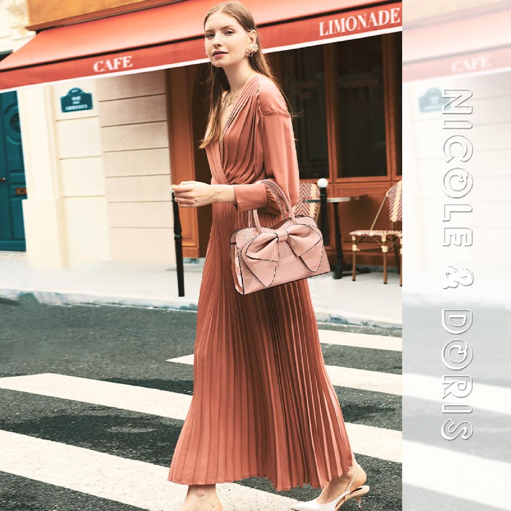 Nicole & Doris Patent Leather Crossbody Shoulder Bags