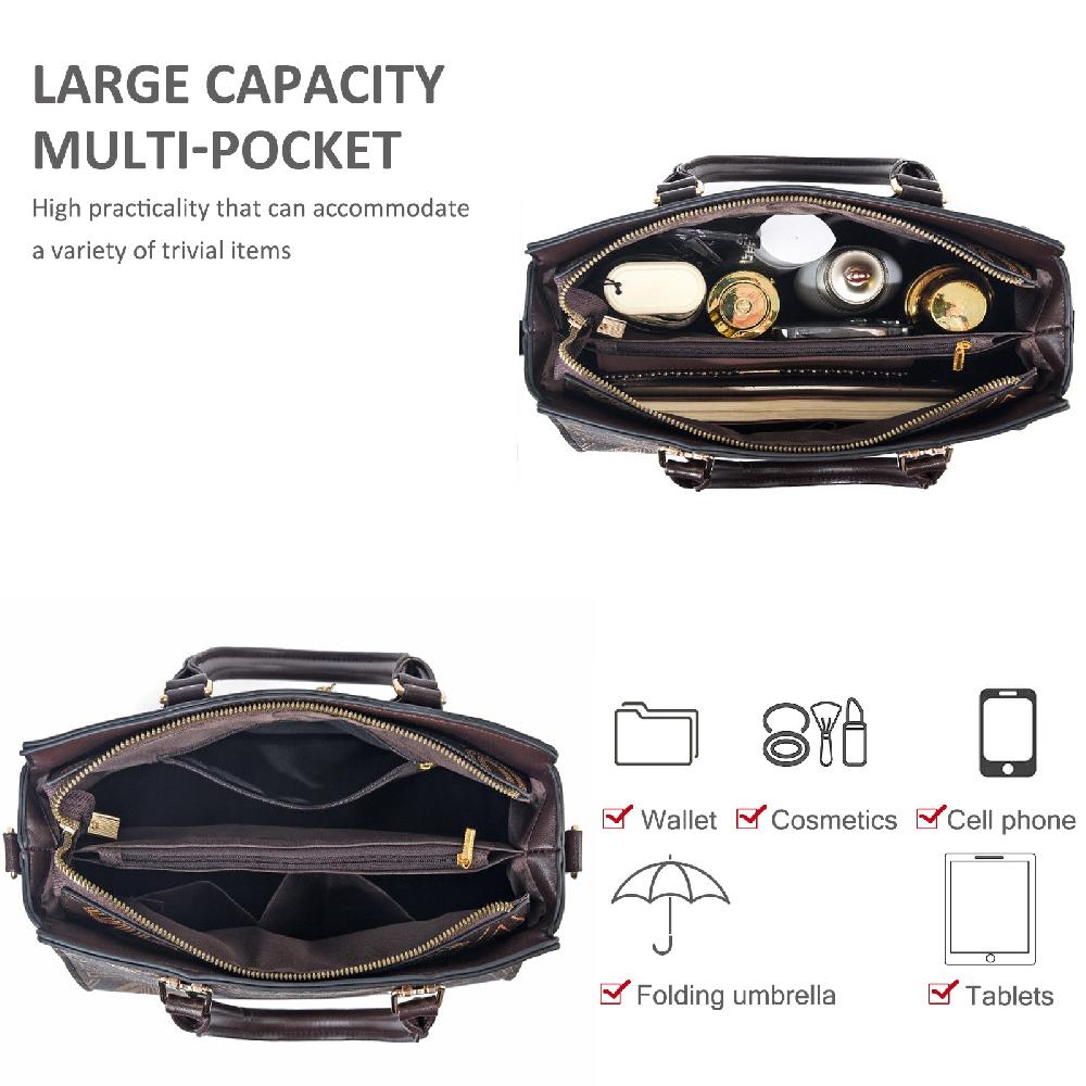 Nicole & Doris Printed Handbags For Women Leather Shoulder Bag