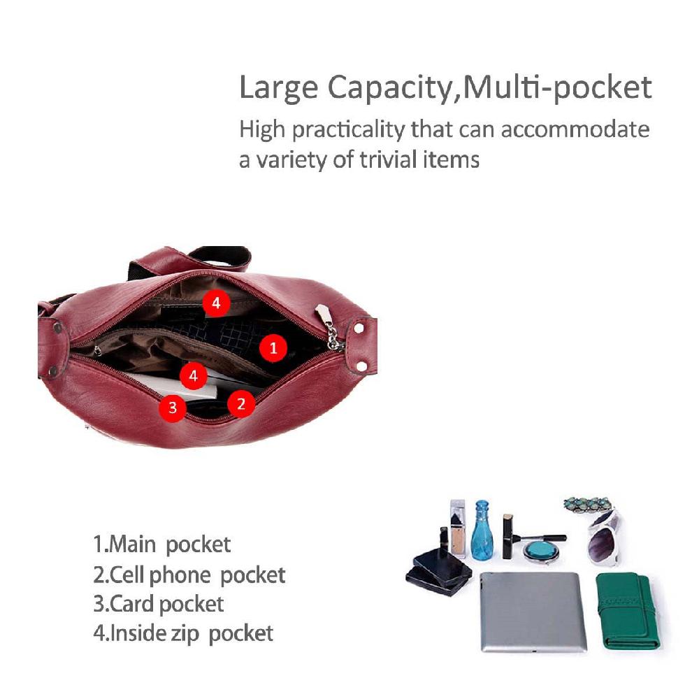 Nicole & Doris PU Fashionable Single Colour Messenger Bag