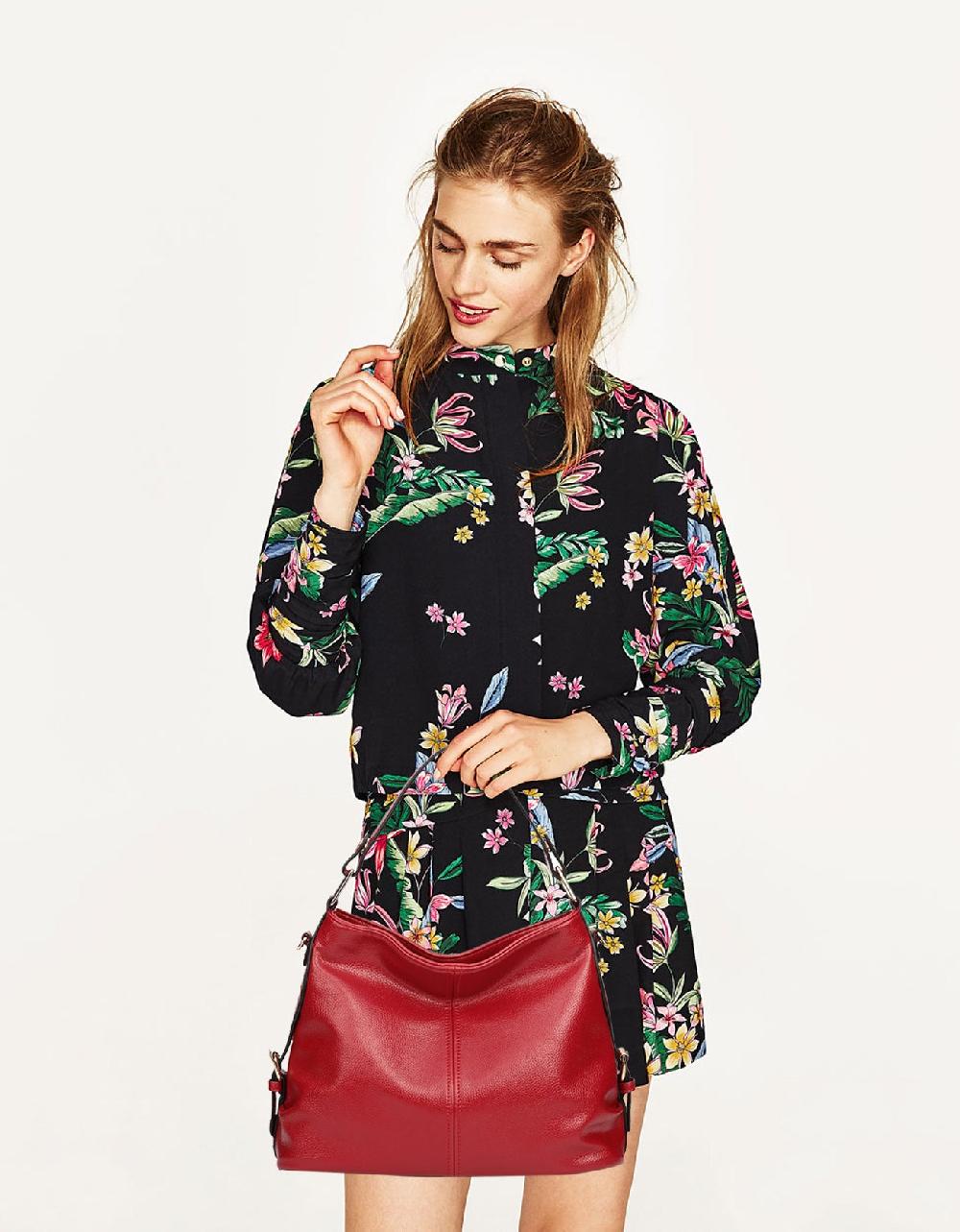 Nicole & Doris PU Minimalist Simple Single Colour Handbag