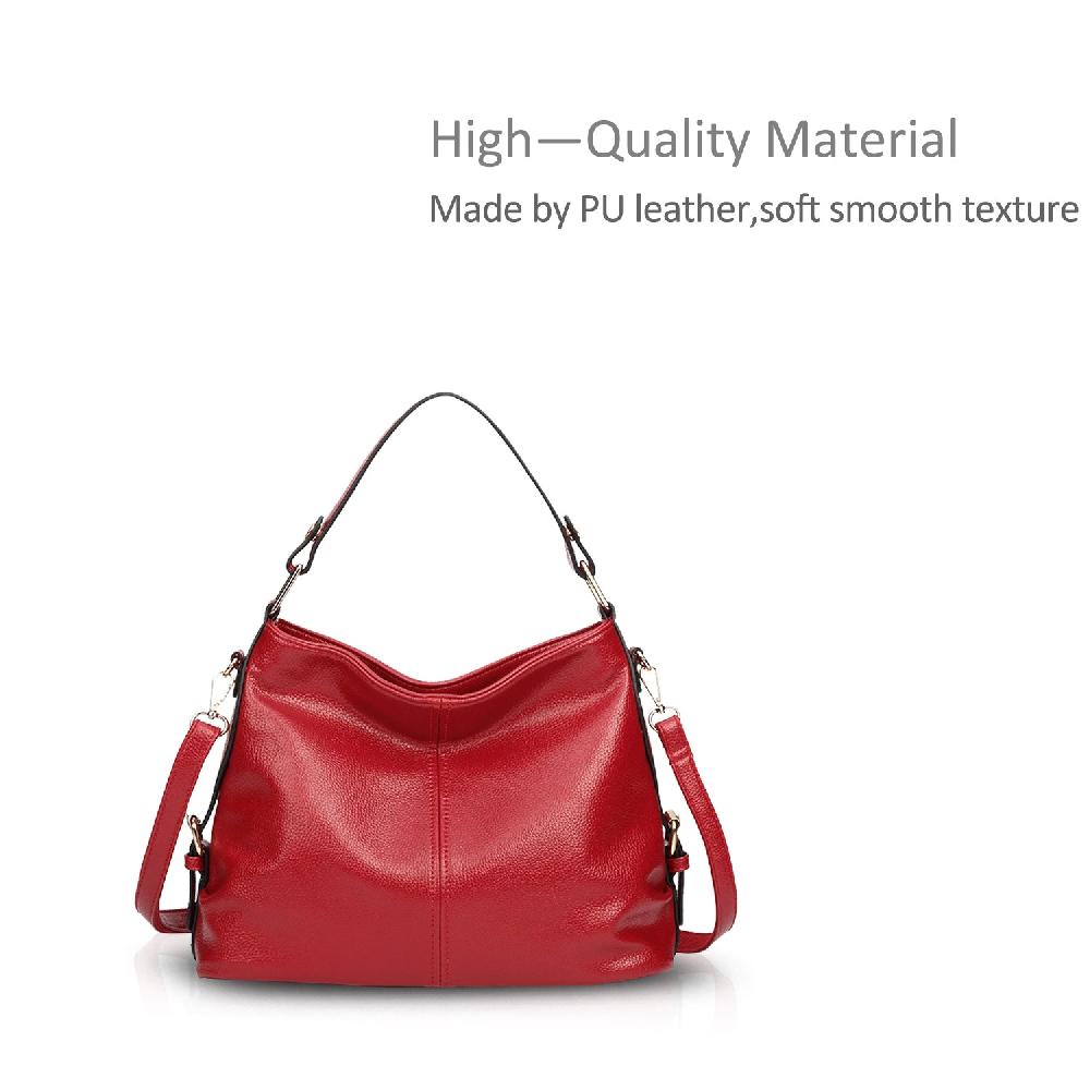 Nicole & Doris PU Minimalist Simple Single Colour Handbag