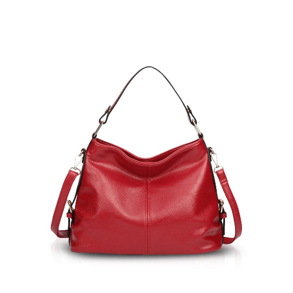 nicole & doris PU Minimalist Simple Single Colour Handbag