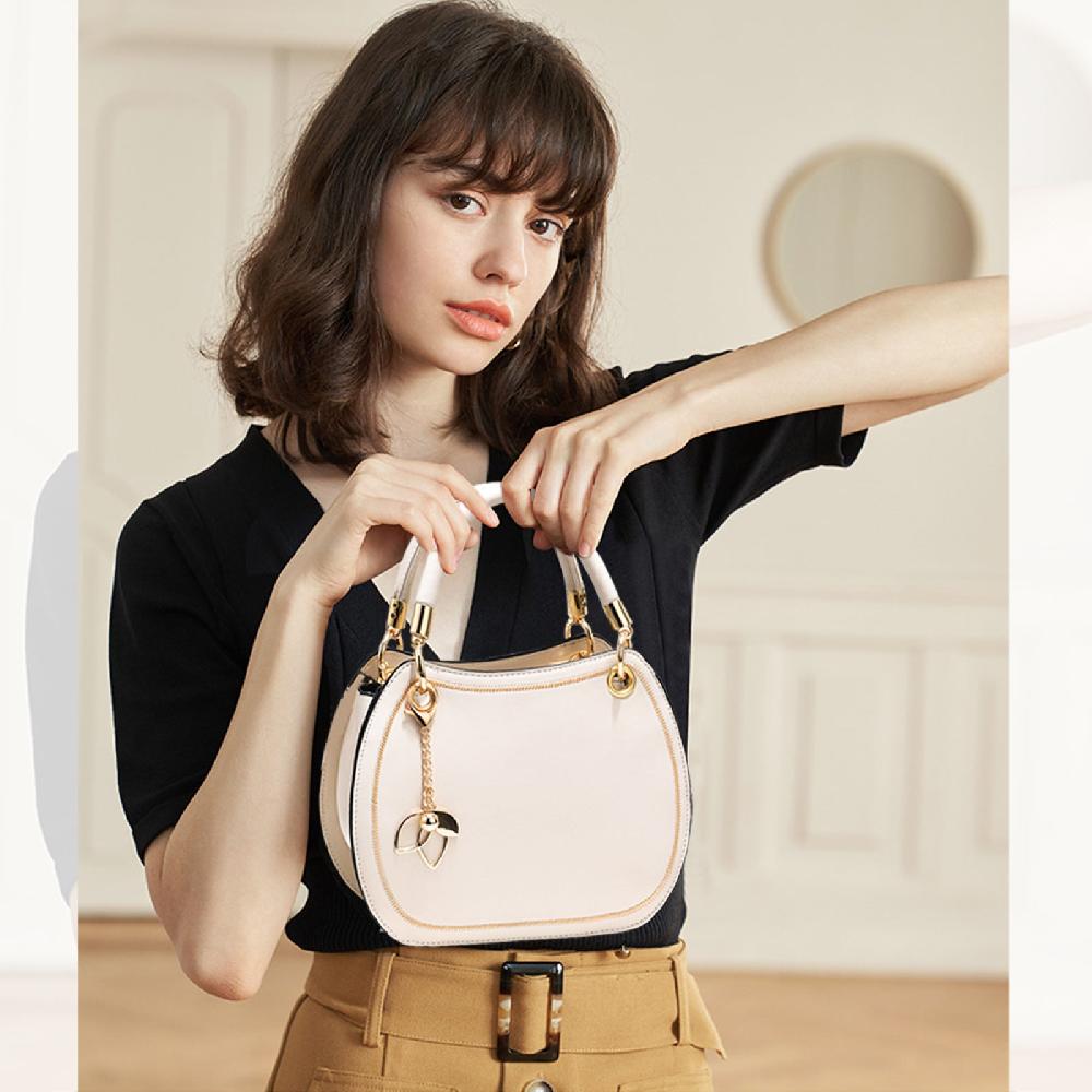 Nicole & Doris Round Shoulder Bags Small Top Handle Bags