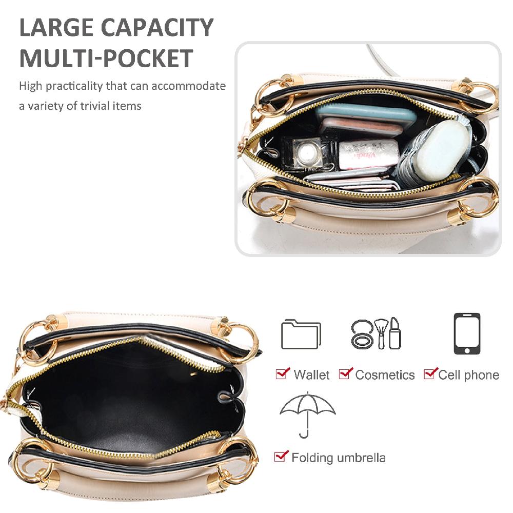 Nicole & Doris Round Shoulder Bags Small Top Handle Bags