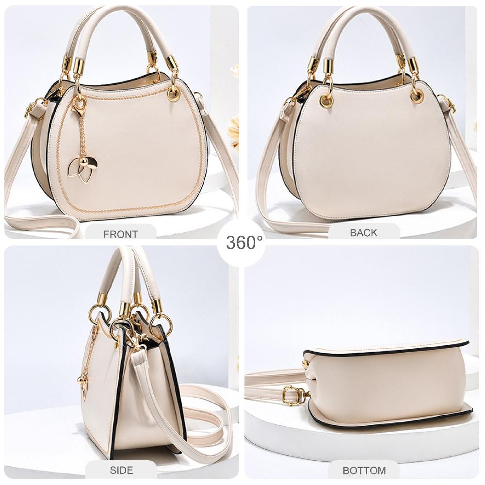 Nicole & Doris Round Shoulder Bags Small Top Handle Bags