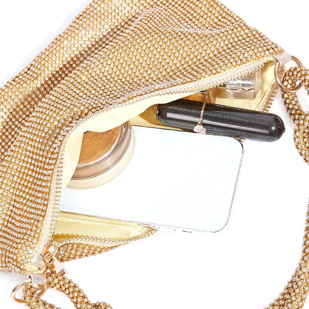 Nicole & Doris Sequin Handbags Shiny Shoulder Bag Sparkly Rhinestone