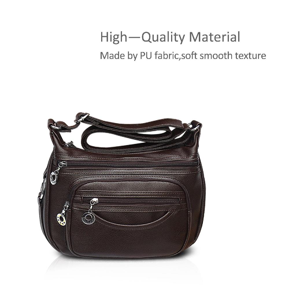 Nicole & Doris Single Colour Multi Pockets Messenger Bag