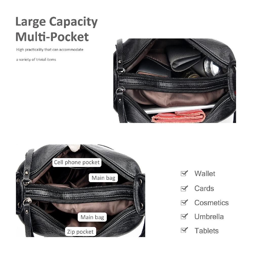 Nicole & Doris Single Colour Simple Minimalist Crossbody Bag