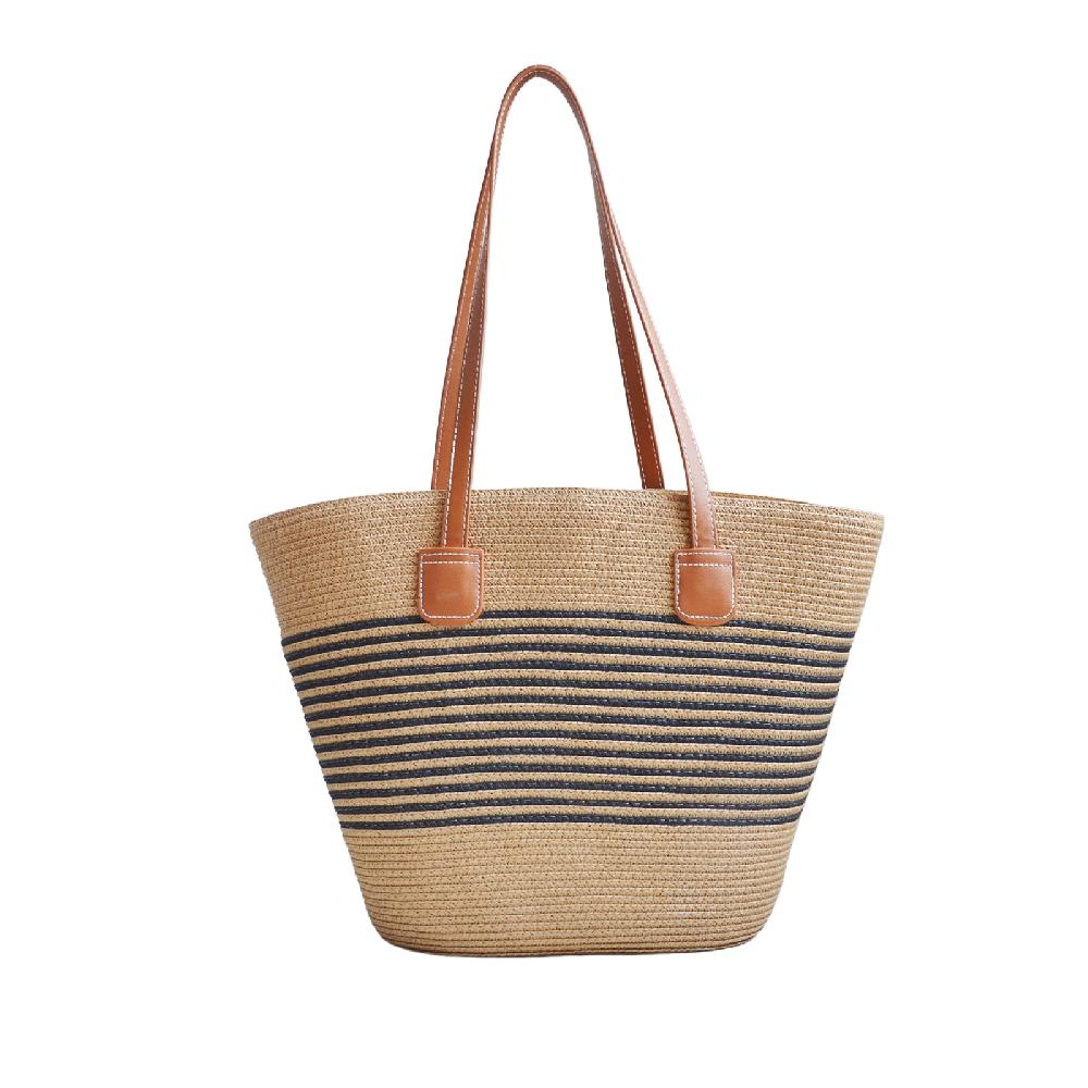 nicole & doris Straw Handbags for Women Summer Beach Bag