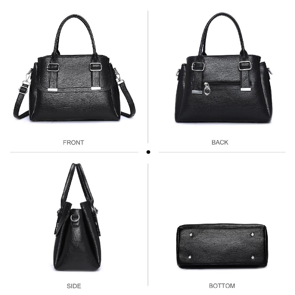 Nicole & Doris Vintage Shoulder Bags Soft PU Leather Crossbody Bag