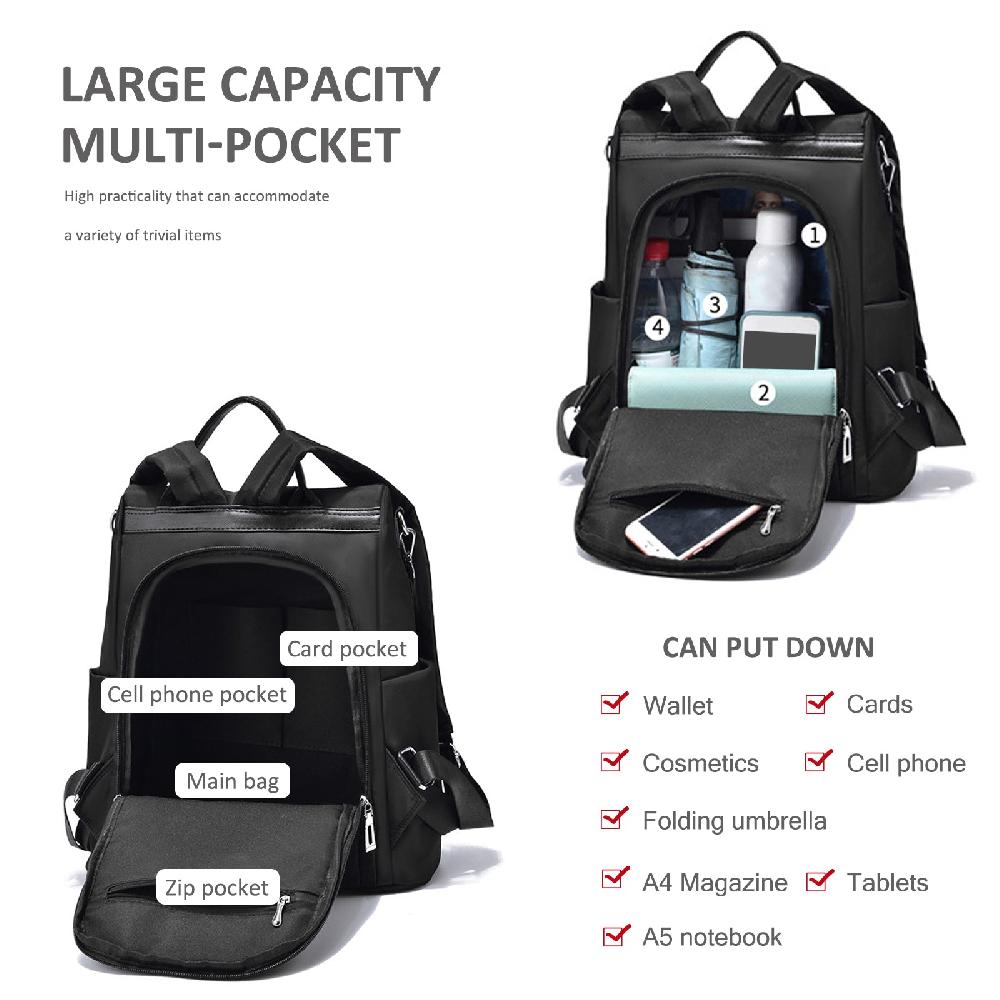 Nicole & Doris Waterproof School Backpack For Outdoor Travel