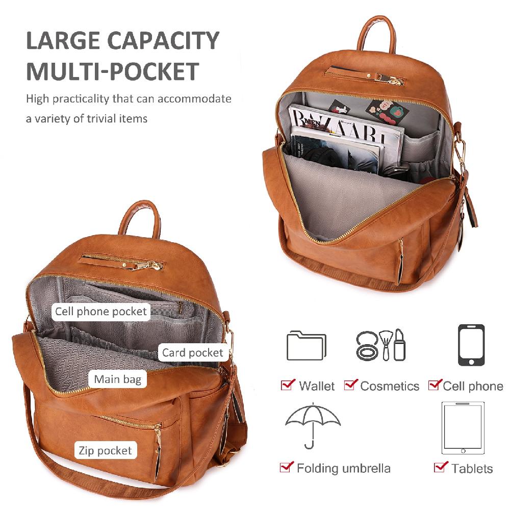 Nicole & Doris Womens Waterproof Backpacks Large Capacity