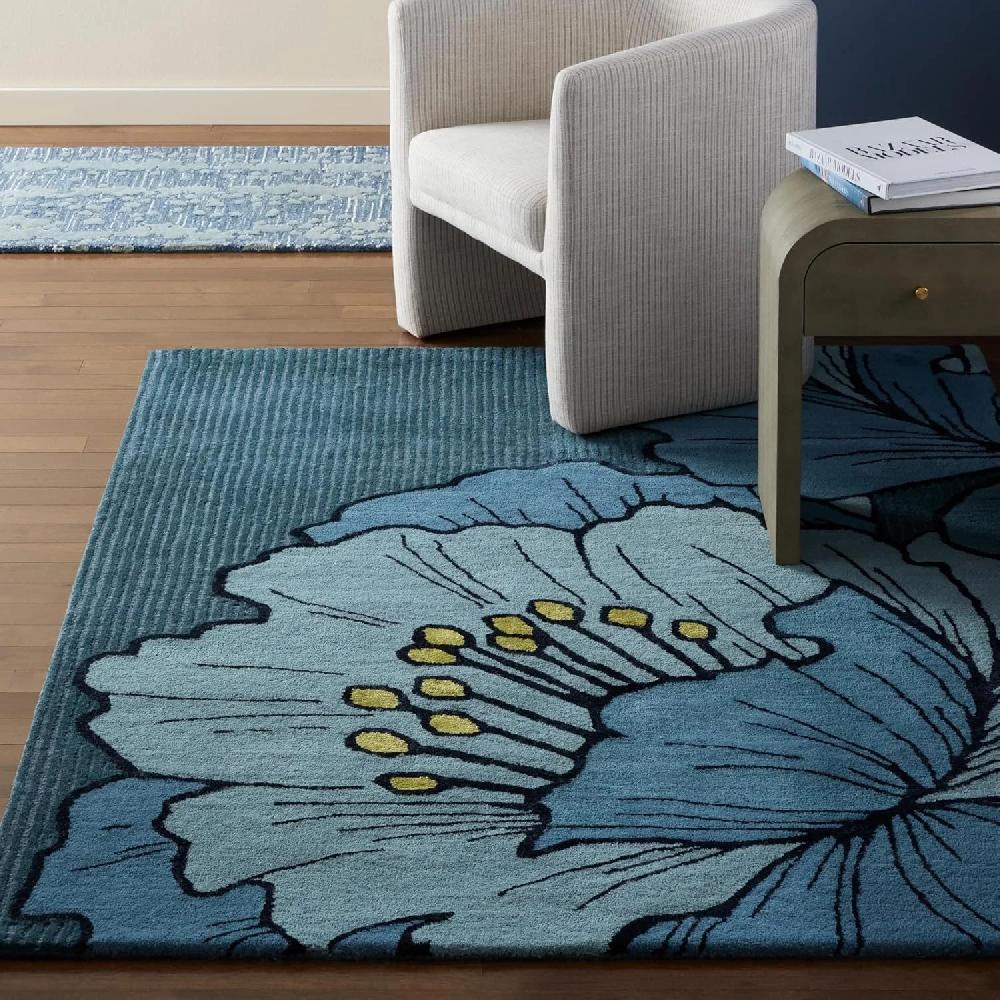 nicole miller Flora Grandeur Bloom Handcrafted Area Rug