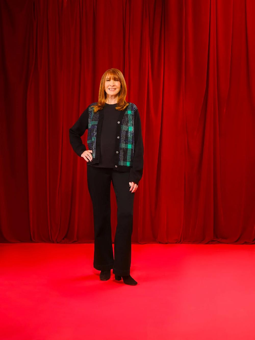 nicole miller All-Over Sequin Cardigan