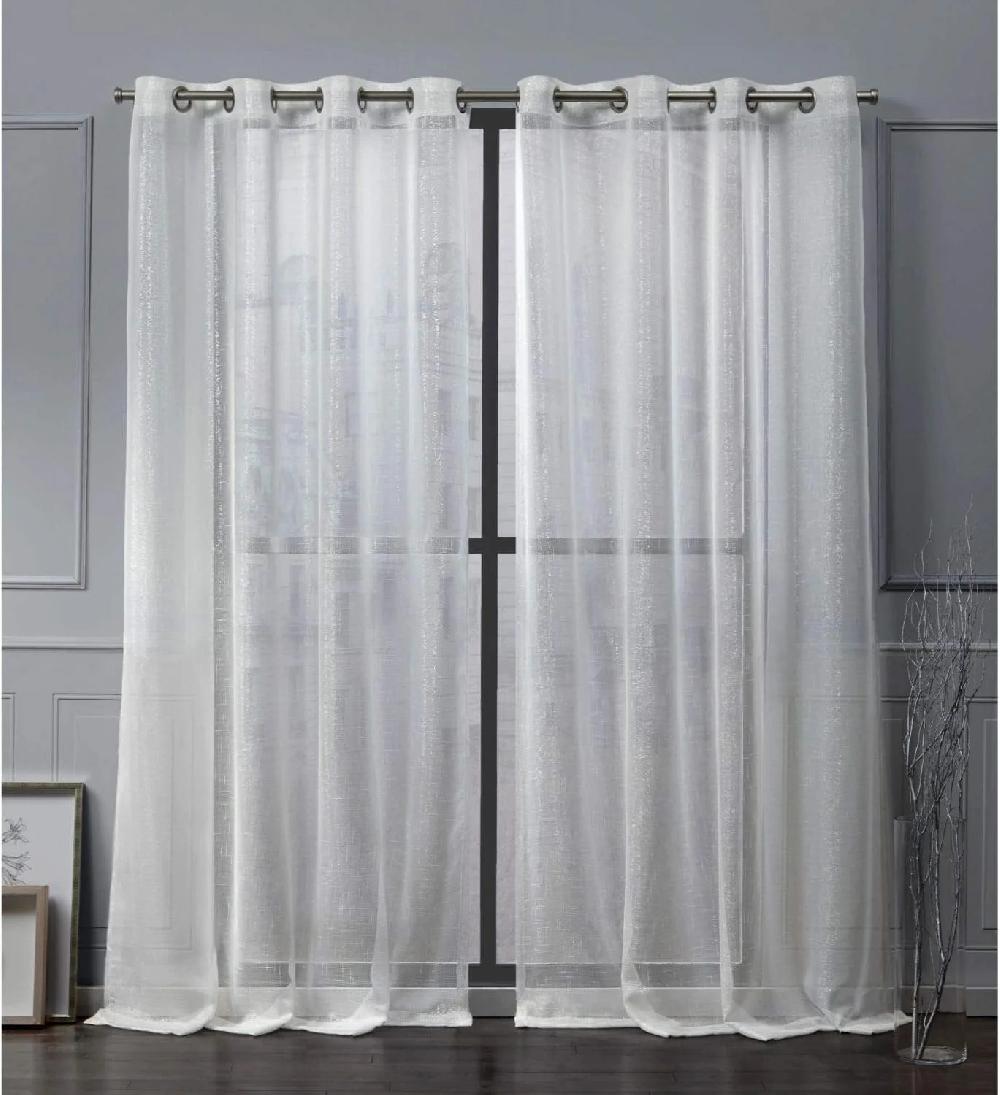 nicole miller Iceland Sheer Grommet Top Curtain