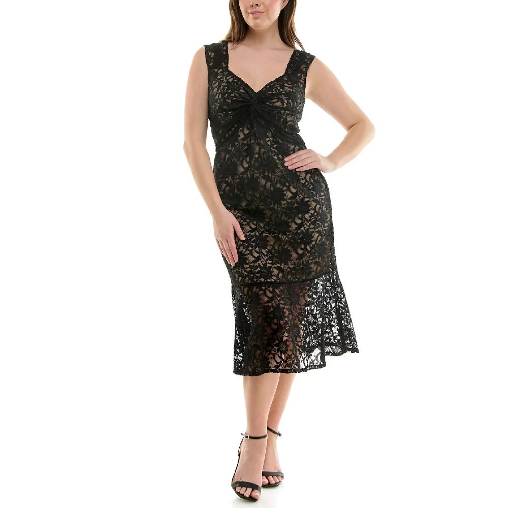 nicole miller Stretch Lace Bodycon Dress