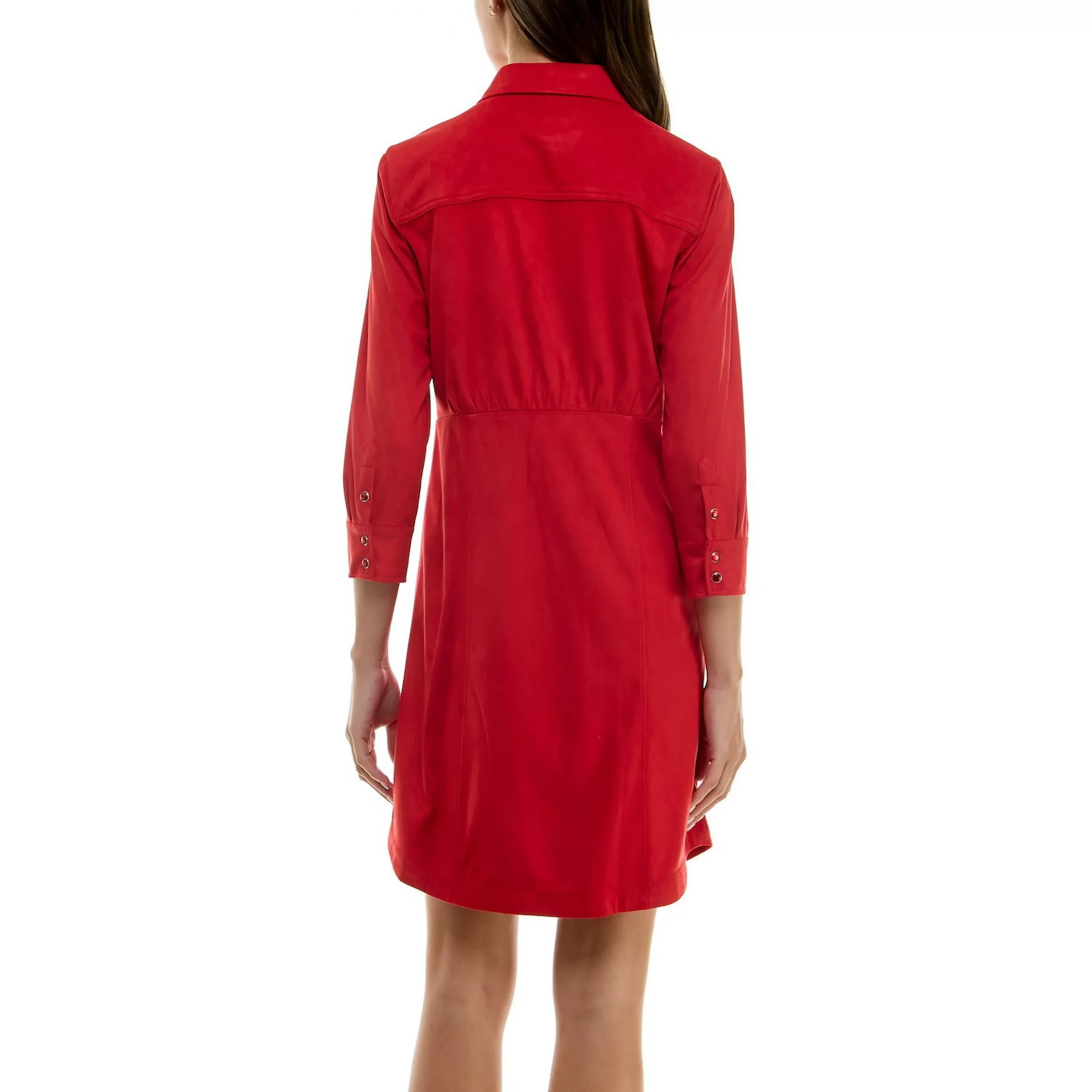 Nicole Miller Suede Shirtdress