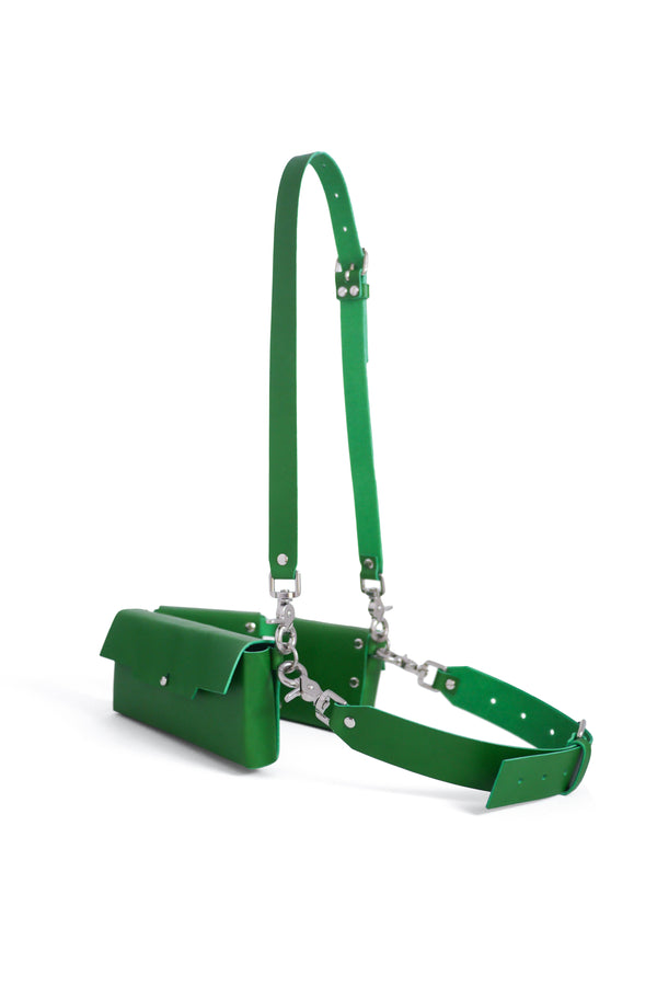 Niels Peeraer Clover Green Harness Bag