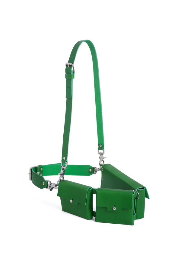 niels peeraer clover green Harness bag