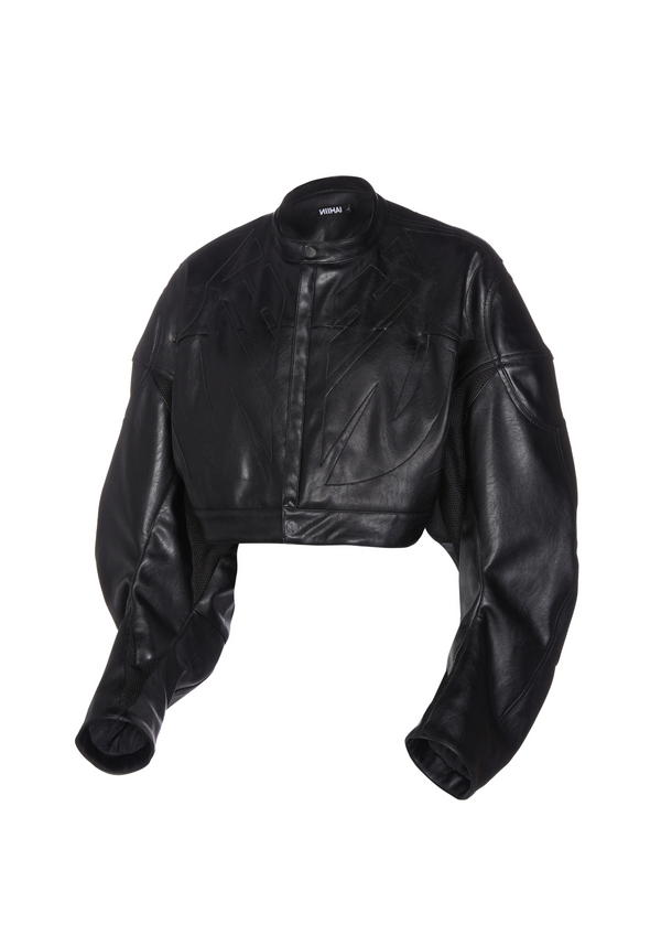 niihai 2K MOTO JACKET IN BLACK