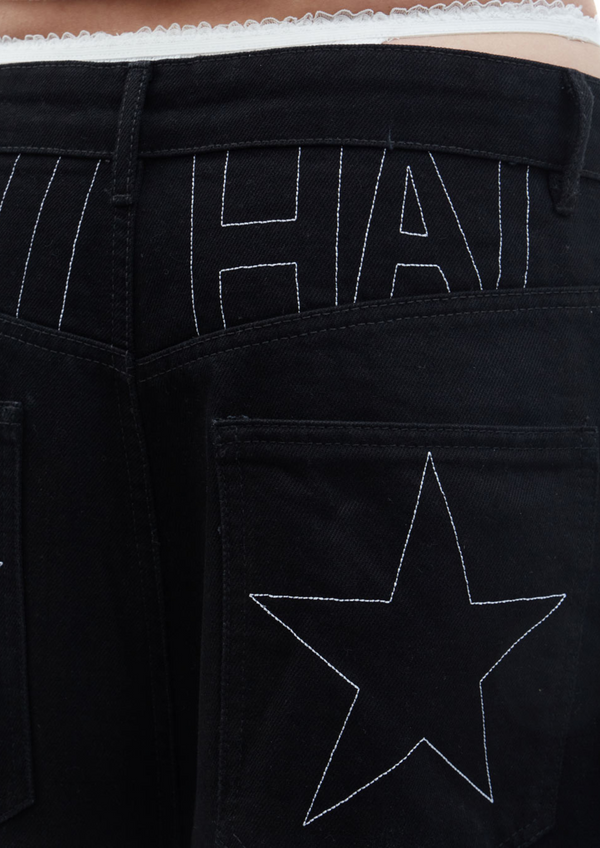 Niihai BAGGY JEANS IN BLACK