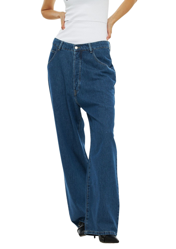 Niihai BAGGY JEANS IN BLUE DENIM