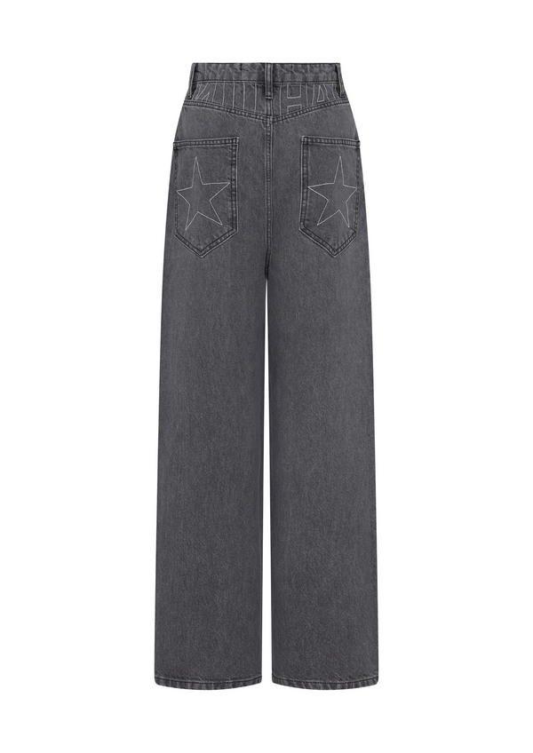 niihai BAGGY JEANS IN LIGHT GREY