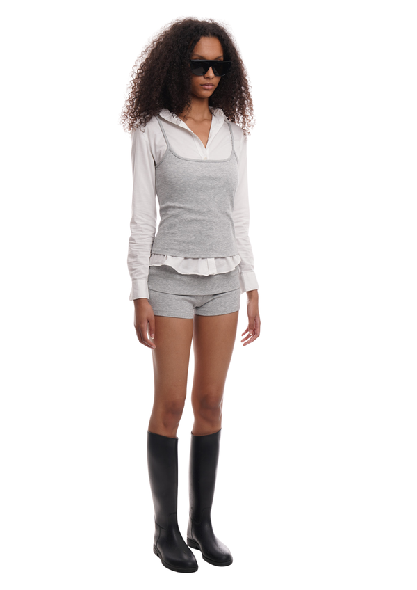 Niihai BOOTY SHORTS IN GREY MARL
