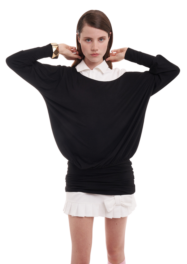 Niihai CHARLI DRESS IN CHARCOAL BLACK
