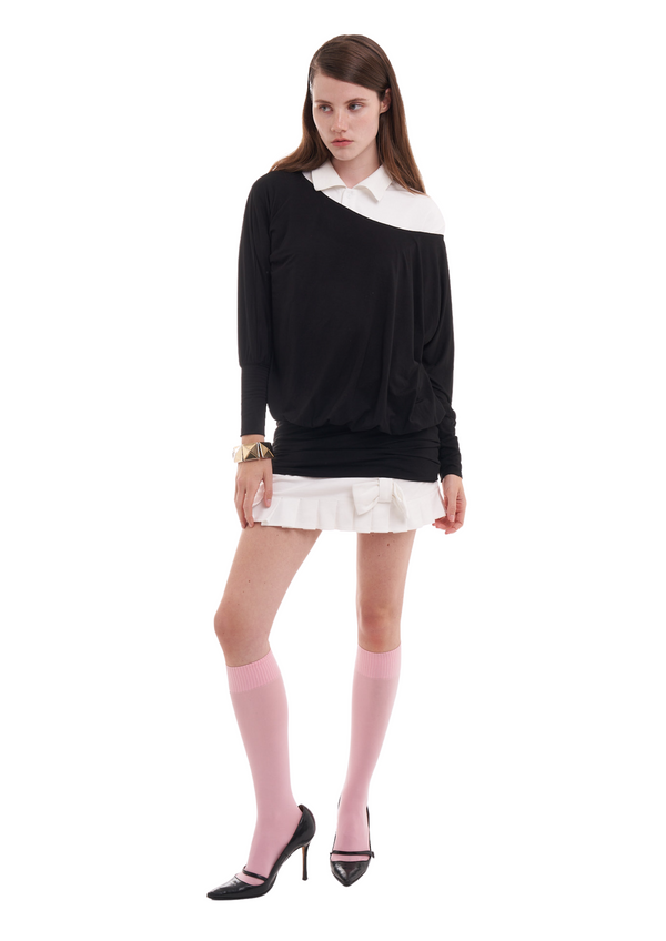 Niihai CHARLI DRESS IN CHARCOAL BLACK