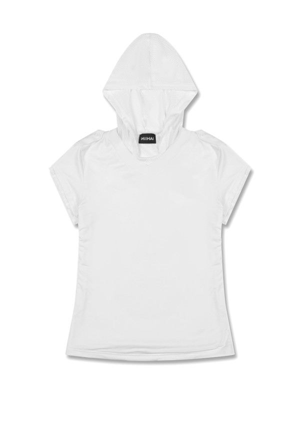 Niihai COMBAT BABY TEE IN WHITE