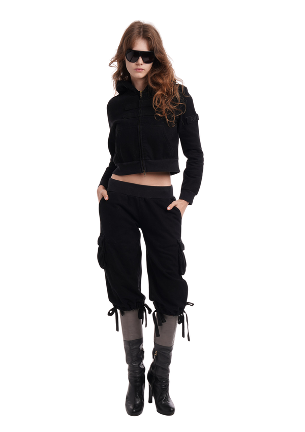 niihai COMBAT HOODIE IN TACTICAL GREY