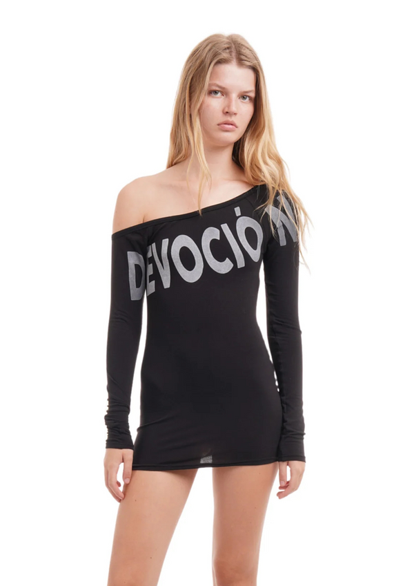 niihai DEVOCIÓN DRESS IN BLACK