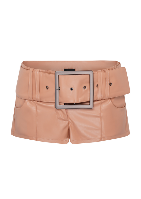 niihai NIIHAI X REVOLVE SANDY MOTO SHORTS IN MAUVE